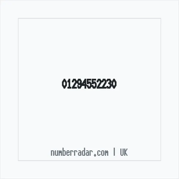 Reverse number check for +44 1294 552230 — who called me?