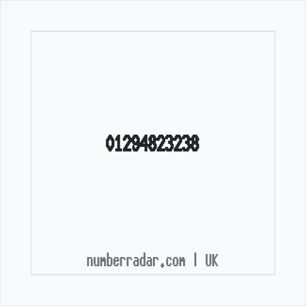 Reverse number check for +44 1294 823238 — who called me?