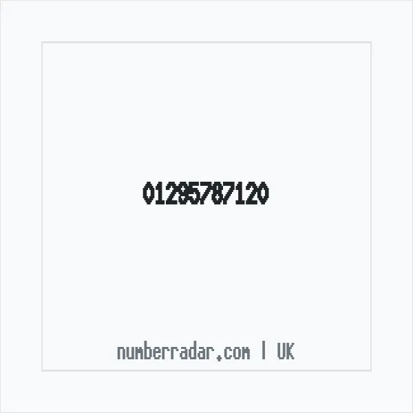Reverse number check for +44 1295 787120 — who called me?