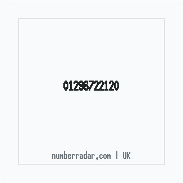 Reverse number check for +44 1296 722120 — who called me?