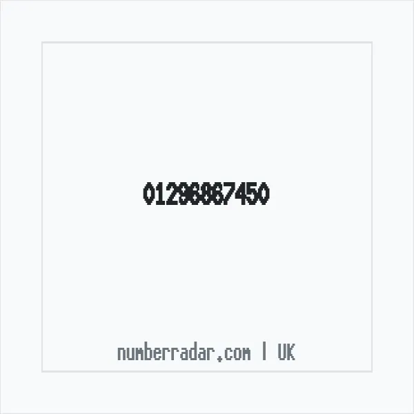 Reverse number check for +44 1296 867450 — who called me?
