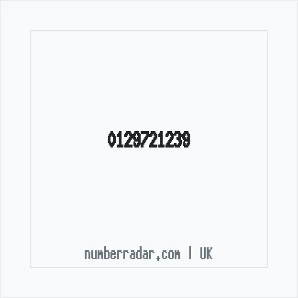 Reverse number check for +44 129721239 — who called me?