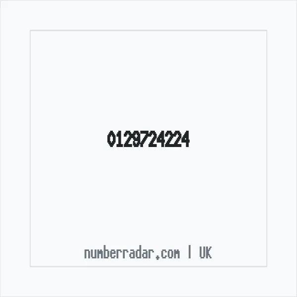 Reverse number check for +44 129724224 — who called me?