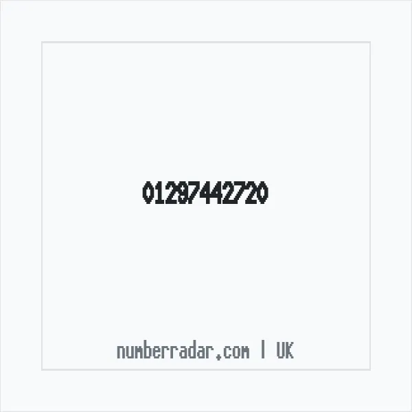 Reverse number check for +44 1297 442720 — who called me?