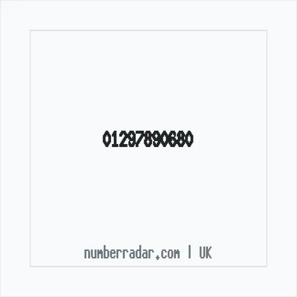 Reverse number check for +44 1297 890680 — who called me?