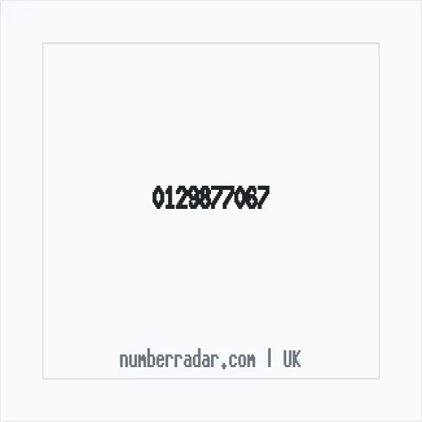 Reverse number check for +44 129877067 — who called me?
