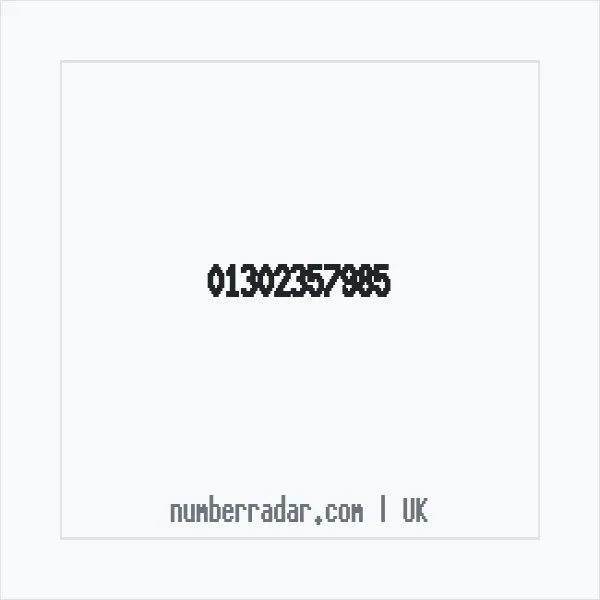 Reverse number check for +44 1302 357985 — who called me?