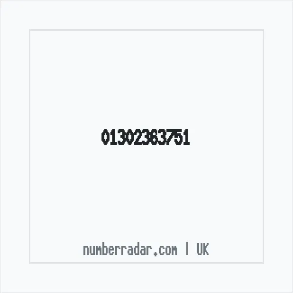 Reverse number check for +44 1302 363751 — who called me?