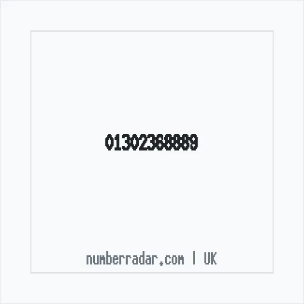 Reverse number check for +44 1302 368889 — who called me?