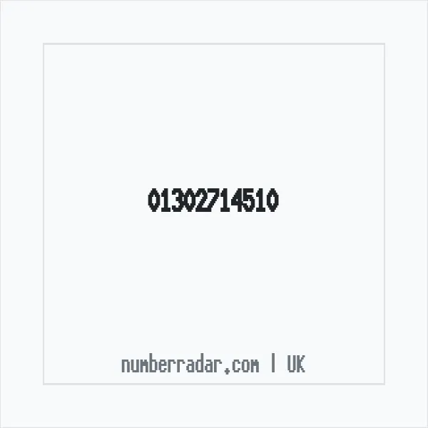 Reverse number check for +44 1302 714510 — who called me?