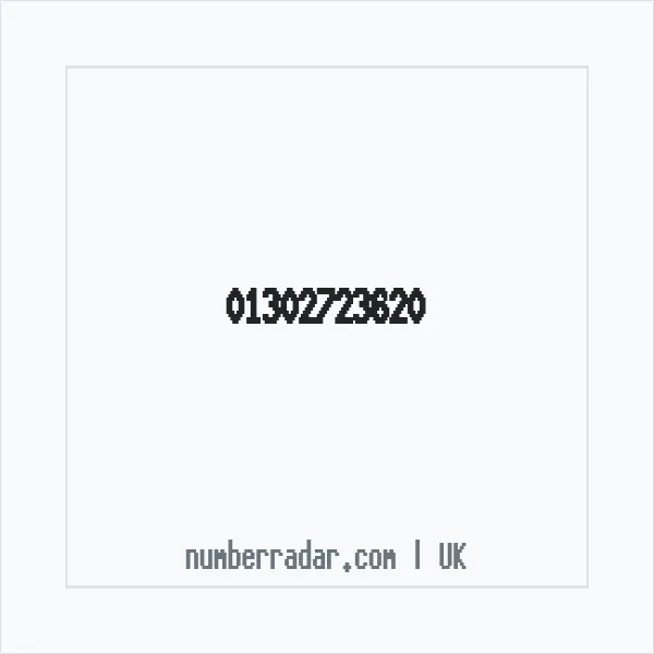 Reverse number check for +44 1302 723620 — who called me?