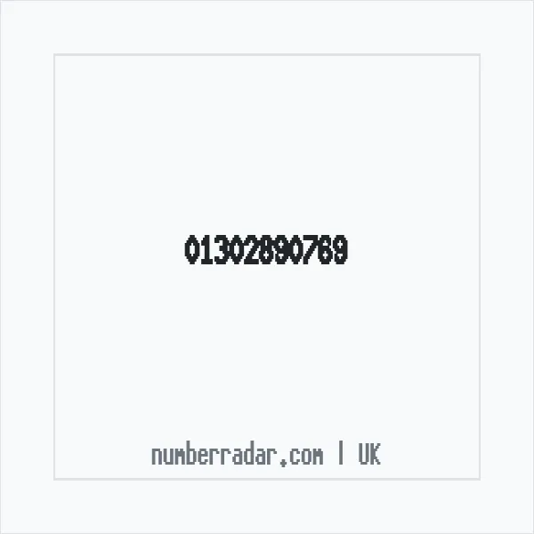 Reverse number check for +44 1302 890769 — who called me?