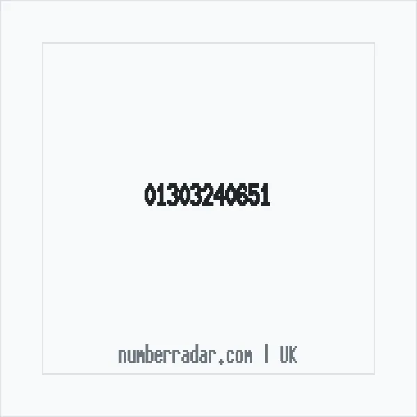 Reverse number check for +44 1303 240651 — who called me?
