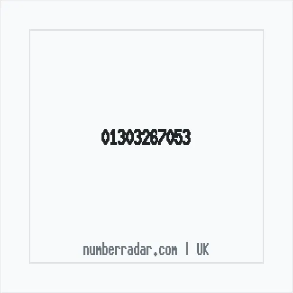 Reverse number check for +44 1303 267053 — who called me?