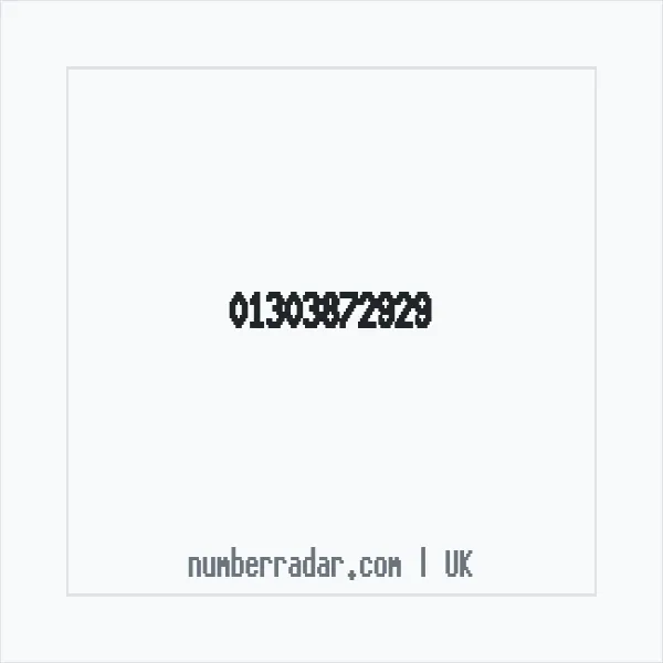 Reverse number check for +44 1303 872929 — who called me?