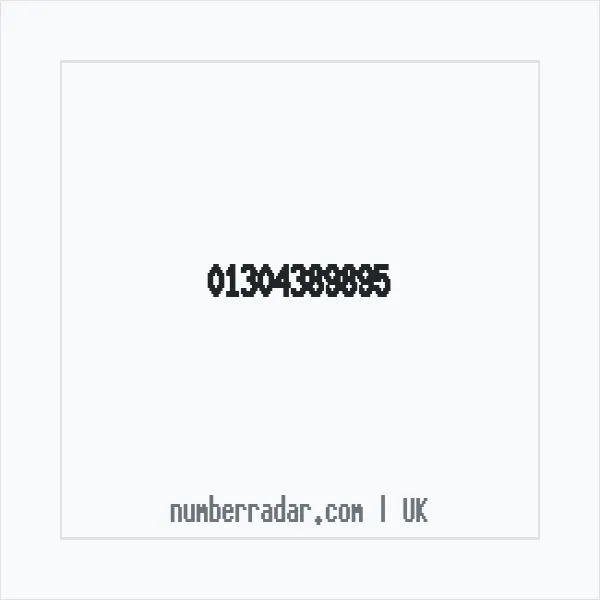 Reverse number check for +44 1304 389895 — who called me?