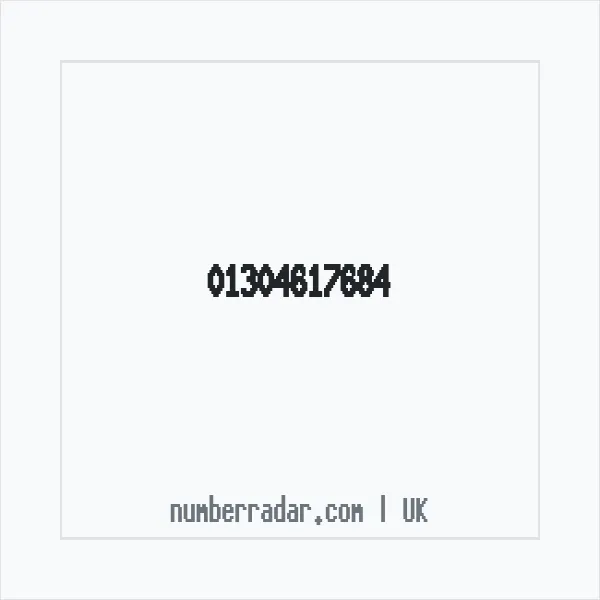 Reverse number check for +44 1304 617684 — who called me?