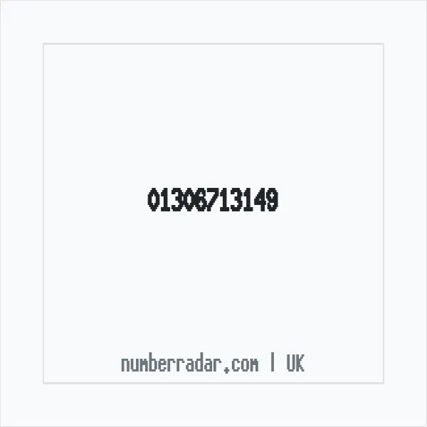 Reverse number check for +44 1306 713149 — who called me?