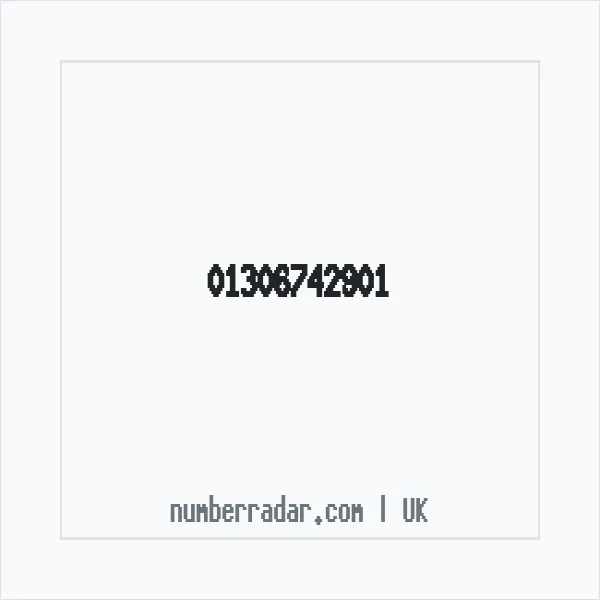 Reverse number check for +44 1306 742901 — who called me?