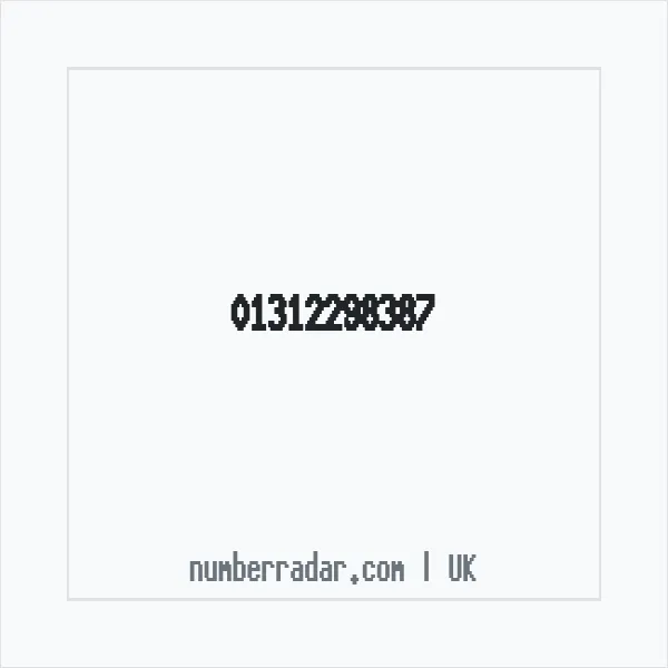 Reverse number check for +44 131 229 8387 — who called me?