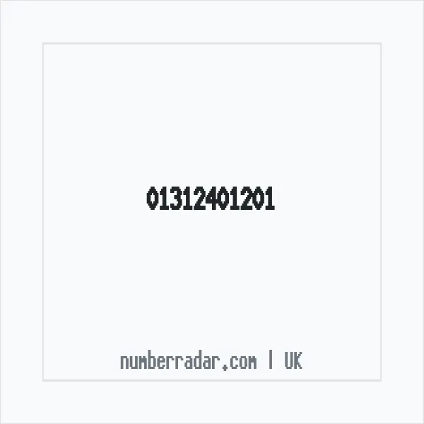 Reverse number check for +44 131 240 1201 — who called me?