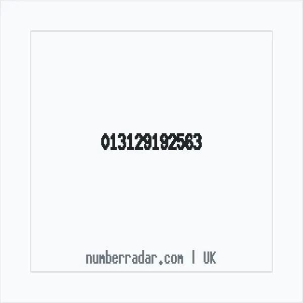 Reverse number check for +44 (1312) 919-256 — who called me?