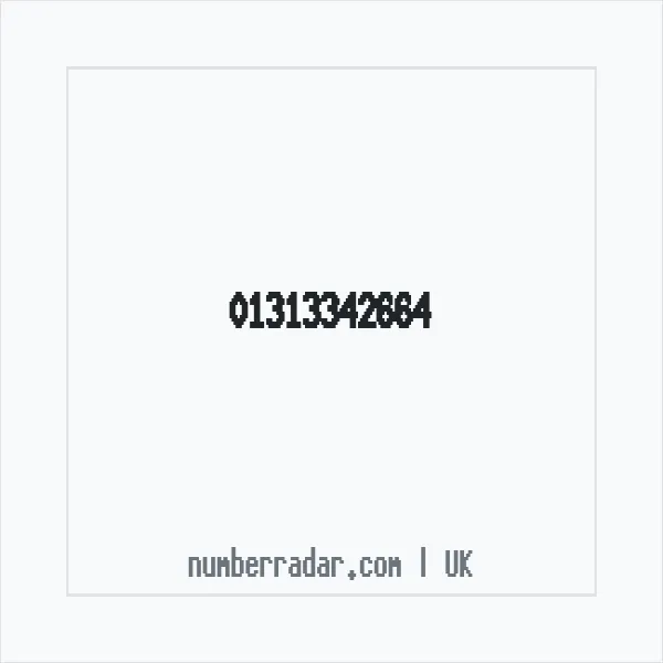 Reverse number check for +44 131 334 2664 — who called me?