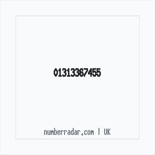 Reverse number check for +44 131 336 7455 — who called me?