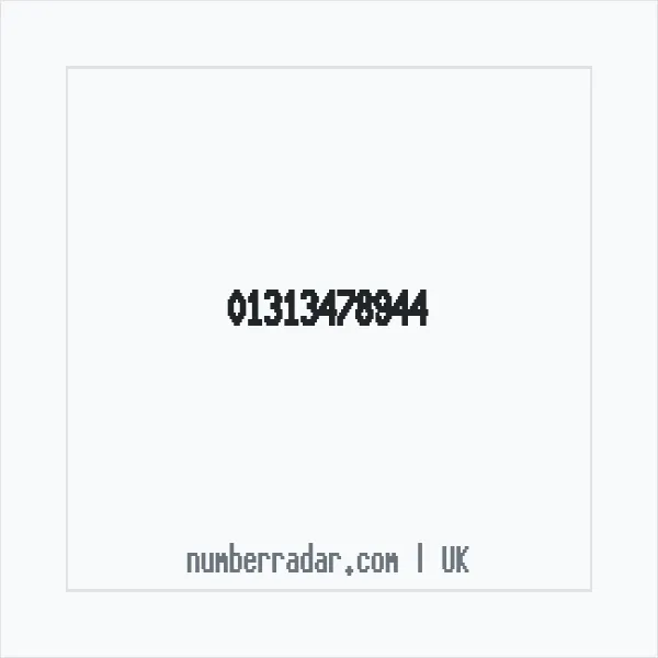 Reverse number check for +44 131 347 8944 — who called me?