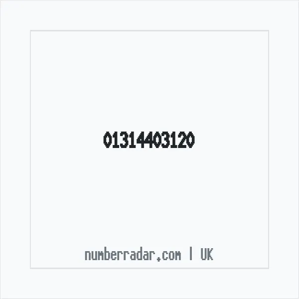 Reverse number check for +44 131 440 3120 — who called me?