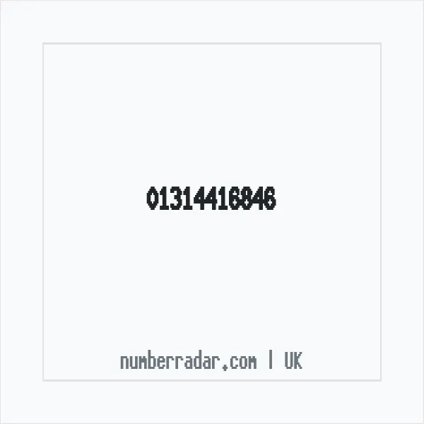 Reverse number check for +44 131 441 6846 — who called me?