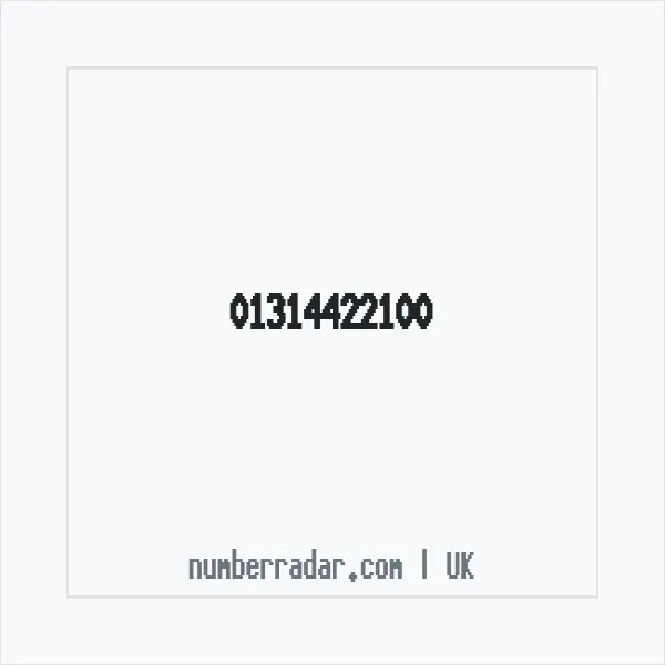 Reverse number check for +44 131 442 2100 — who called me?