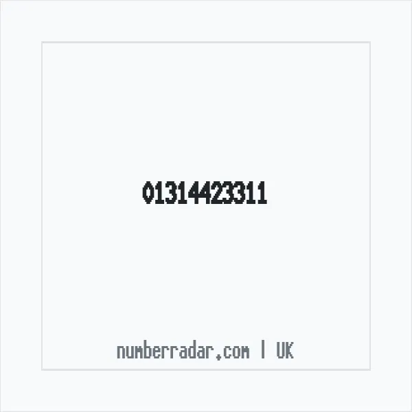 Reverse number check for +44 131 442 3311 — who called me?