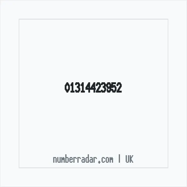 Reverse number check for +44 131 442 3952 — who called me?