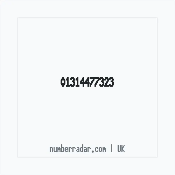 Reverse number check for +44 131 447 7323 — who called me?