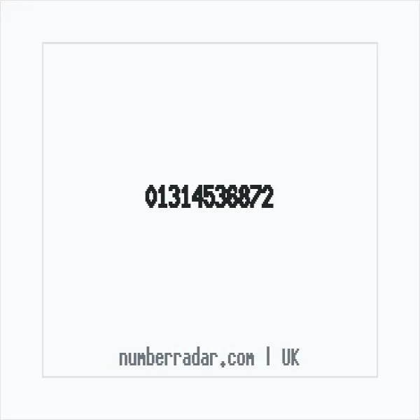 Reverse number check for +44 131 453 6872 — who called me?