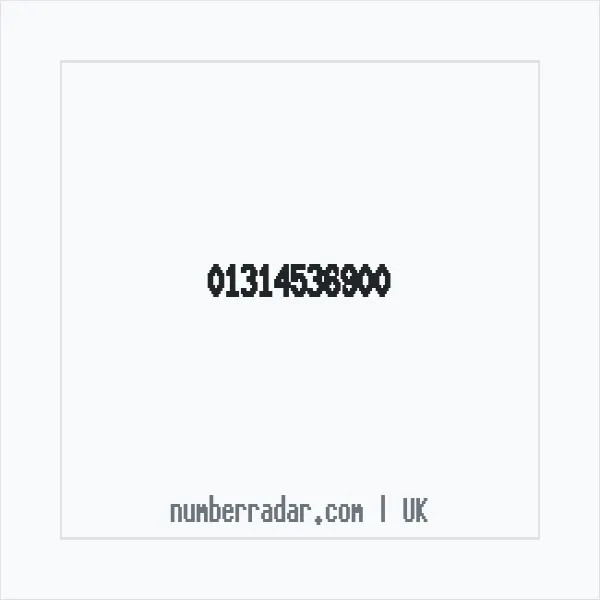 Reverse number check for +44 131 453 6900 — who called me?