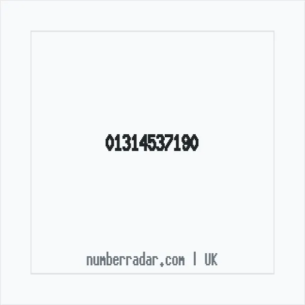Reverse number check for +44 131 453 7190 — who called me?
