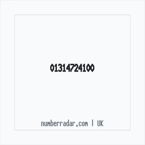 Reverse number check for +44 131 472 4100 — who called me?