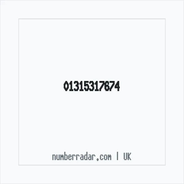 Reverse number check for +44 131 531 7674 — who called me?