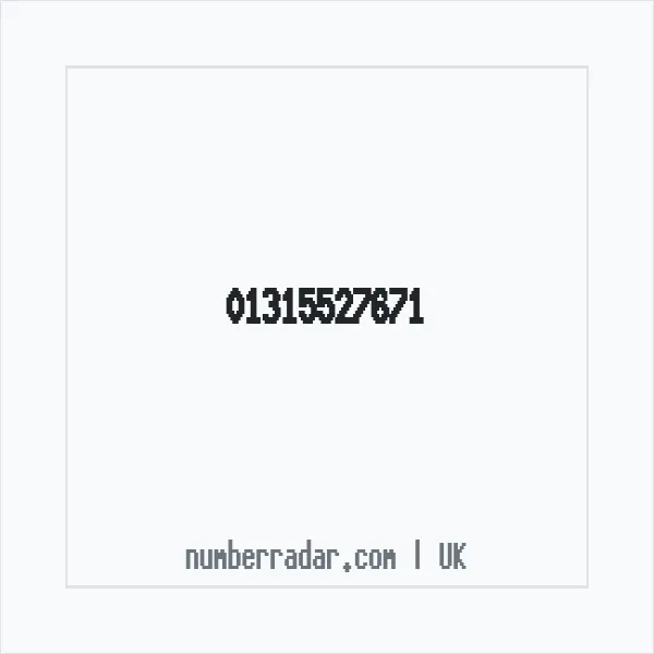 Reverse number check for +44 131 552 7671 — who called me?