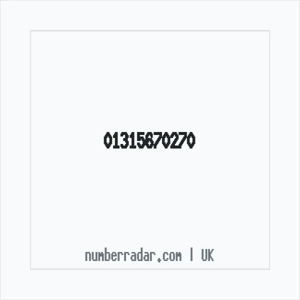 Reverse number check for +44 131 567 0270 — who called me?