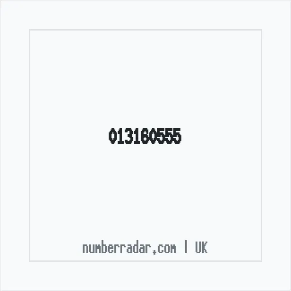 Reverse number check for +44 13160555 — who called me?