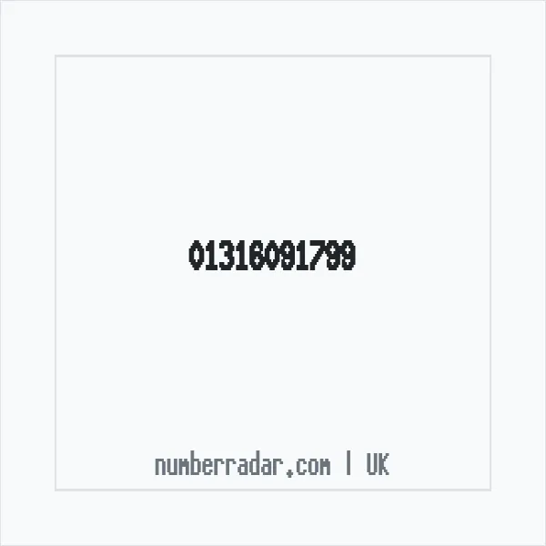 Reverse number check for +44 131 609 1799 — who called me?