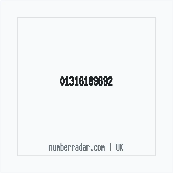 Reverse number check for +44 131 618 9692 — who called me?