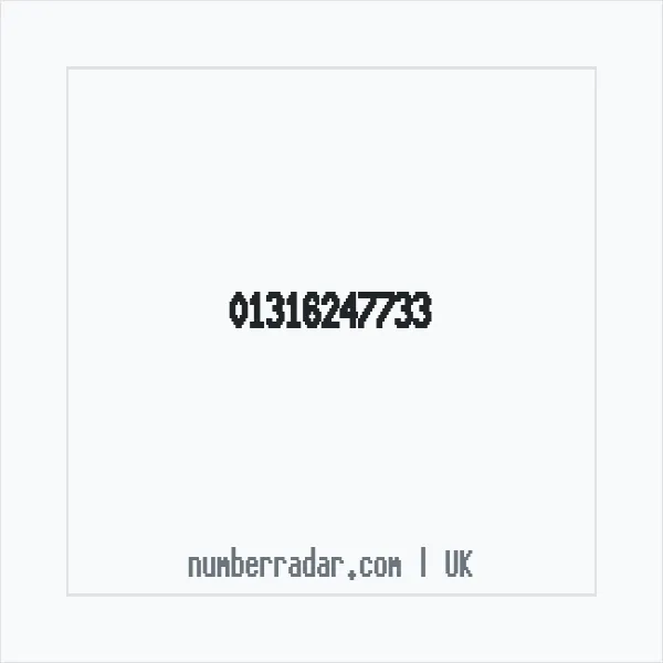 Reverse number check for +44 131 624 7733 — who called me?
