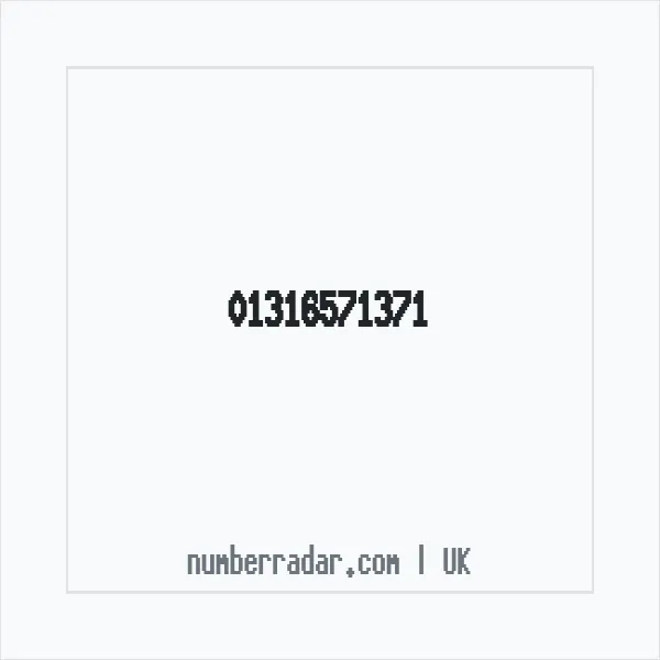 Reverse number check for +44 131 657 1371 — who called me?