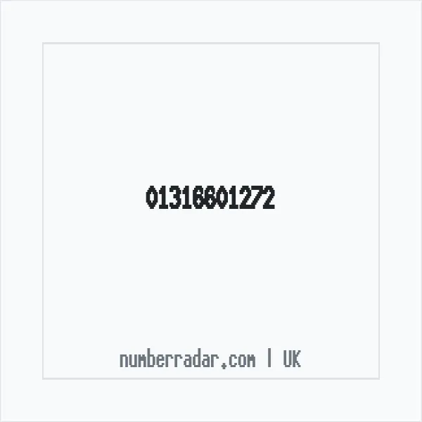 Reverse number check for +44 131 660 1272 — who called me?