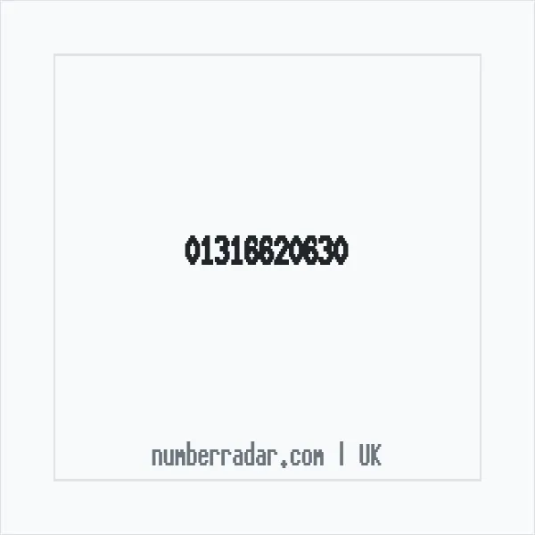 Reverse number check for +44 131 662 0630 — who called me?