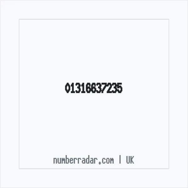 Reverse number check for +44 131 663 7235 — who called me?